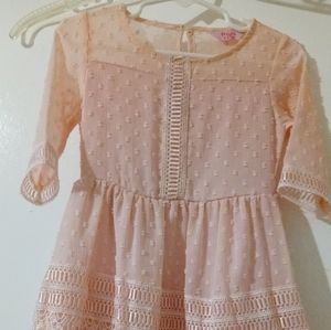 R&B Pink color beautiful lining dress Size 2-3 years